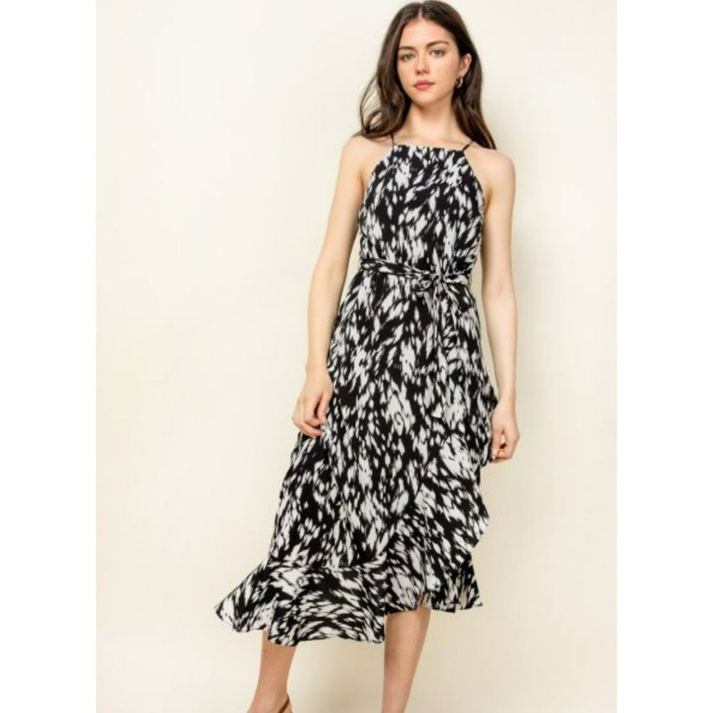 Colombian Medium Black & White Dress Medium